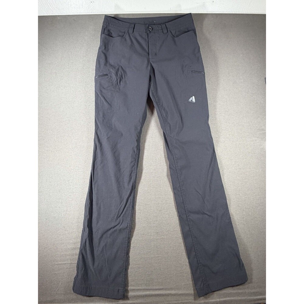 Eddie Bauer First Ascent Guide Pro Pants Womens 12 Tall Black Hiking Stretch